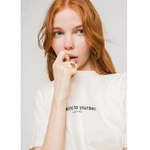 Kaotiko Japan Garden Washed T-shirt Ivory