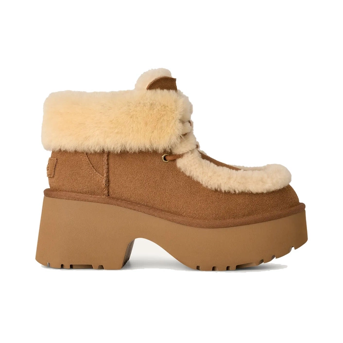 UGG W Classic Esmee Lace Up Boot Chestnut 1171532-CHE