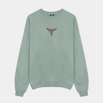 Kaotiko Phoenix Washed Sweatshirt GREEN