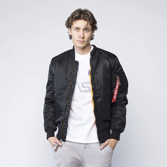 Alpha Industries MA-1 VF 59 Long JACKET BLACK