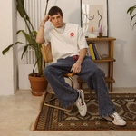 Kaotiko T-shirt Camiseta Play It Loud Organic Cotton White AR047-01S-G002