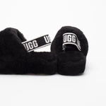 UGG W FLUFF YEAH SLIDE BLACK