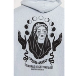 Kaotiko Steel Virgin Washed Hoodie Blue