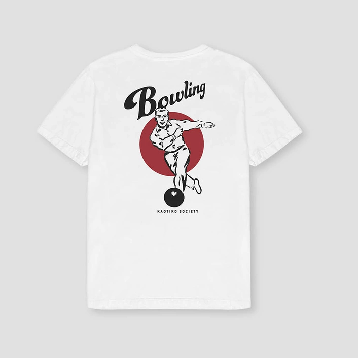 Kaotiko WASHED BOWLING T-shirt