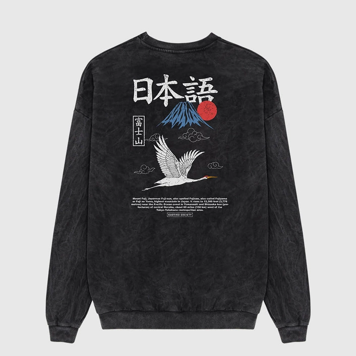 Kaotiko Heron Japan Sweatshirt