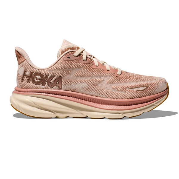 Hoka WOMEN'S CLIFTON 9 SANDSTORM/CREAM