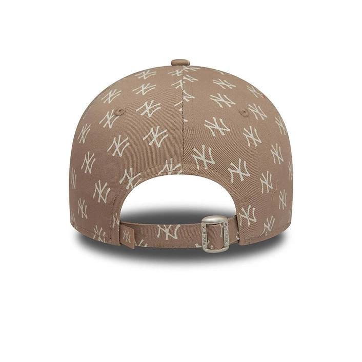 New Era New York Yankees Womens Monogram Brown 9FORTY Adjustable Cap