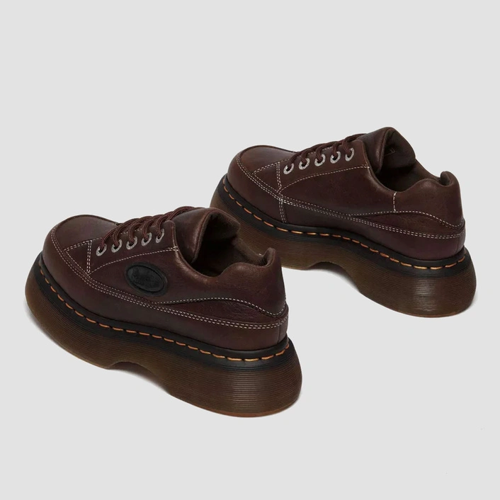 Dr. Martens półbuty Buzz 5-Eye Grizzly ciemnobrązowe damskie 41129200