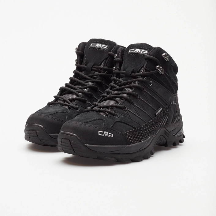 CMP RIGEL MID TREKKING SHOE WP BLACK/BLACK