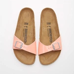 Birkenstock Klapki damskie Madrid BF Patent Coral Peach 1019445
