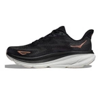 HOKA Clifton 9 damskie buty do biegania Black / Rose Gold