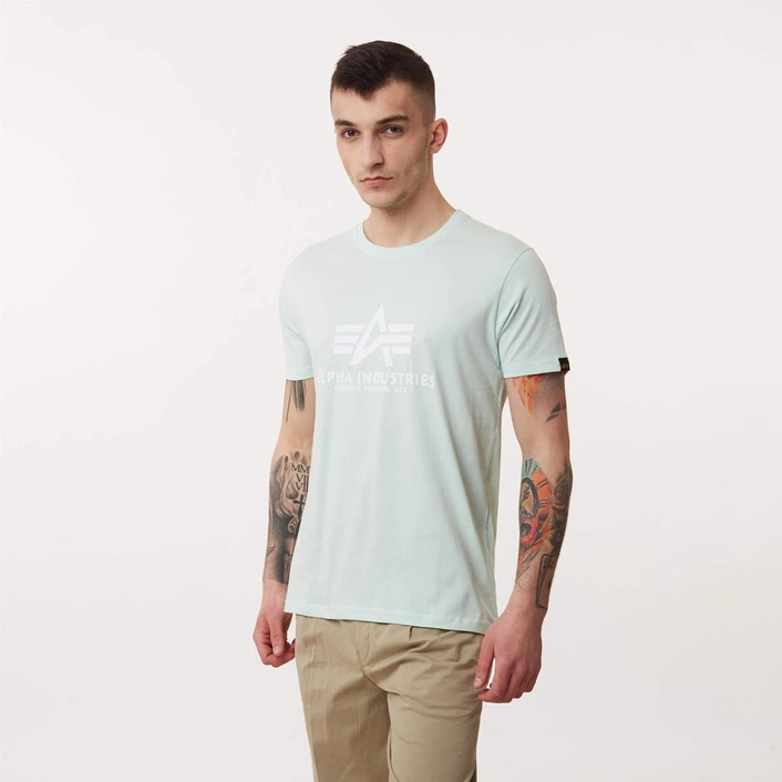 Alpha Industries BASIC T-SHIRT MINT