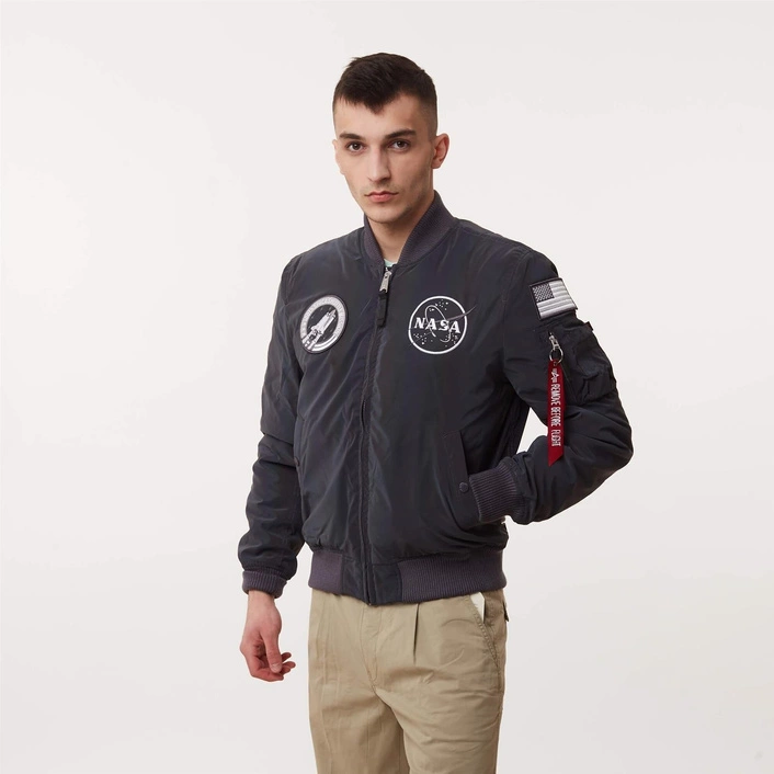 Alpha Industries Kurtka MA-1 NASA Rainbow Reflective