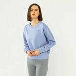 Champion WMNS ORGANIC COTTON BLEND C LOGO SWEATSHIRT LAVENDER