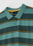 Polo męskie Coalition CLTN SK8 POLO – turkus
