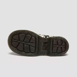 Dr. Martens półbuty Buzz 5-Eye Dalmatian ze skóry z włosiem kremowo-czarne damskie 42846100