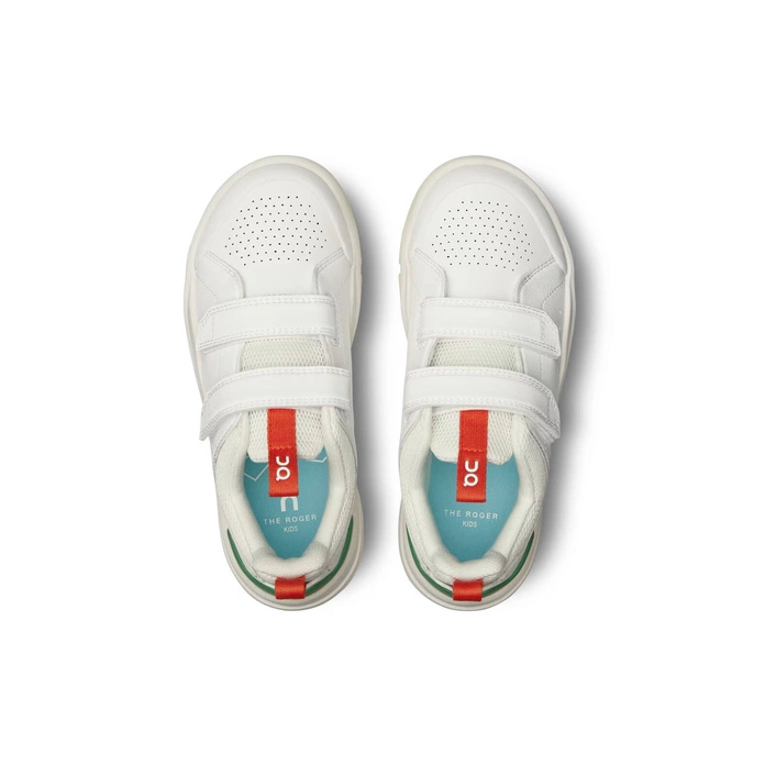 On Running THE ROGER KIDS White-Green 3KE10010840
