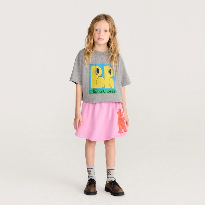 BOBO CHOSES Dziecięca Spódnica Polarowa Softpaw Monster