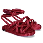 Bohonomad Roma Rope Sandal - Claret Red