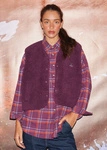 Kamizelka damska Coalition CLTN WOOLEN – śliwka