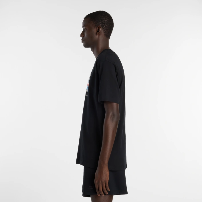 New Balance Koszulka męska Czarna MT61H0DXBK