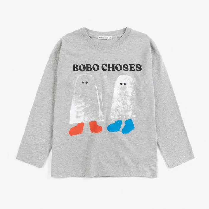 BOBO CHOSES Dziecięca Koszulka z Długim Rękawem Booty Ghosts