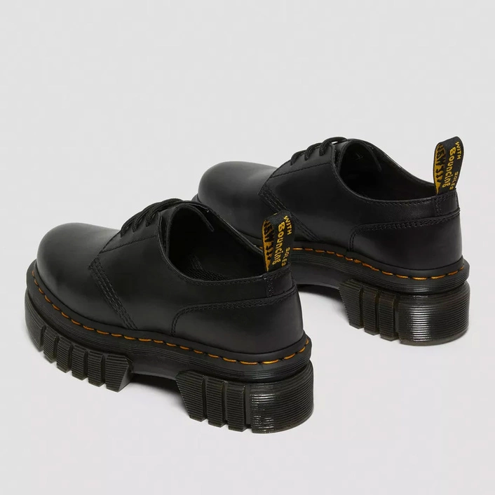Dr. Martens Audrick Nappa Lux Leather Platform Shoes 27147001