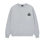 Kaotiko Bluza Crew Oversize Sushi Stare Gray AT065-01-G002