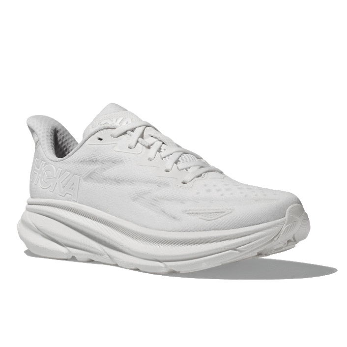 HOKA Clifton 9 męskie buty do biegania White / White