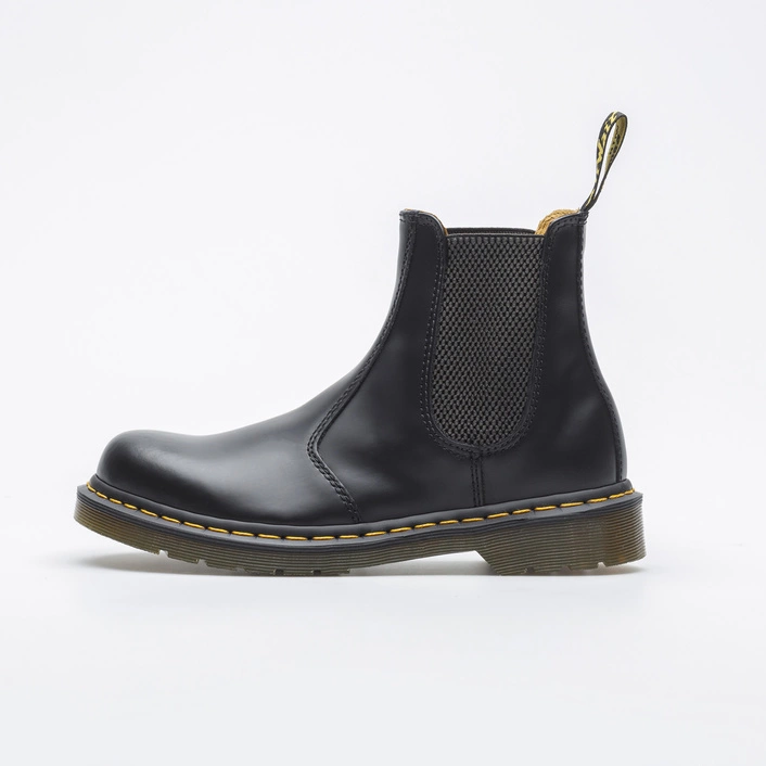 DR MARTENS 2976 Yellow Stitch Smooth Leather Chelsea Boots 22227001