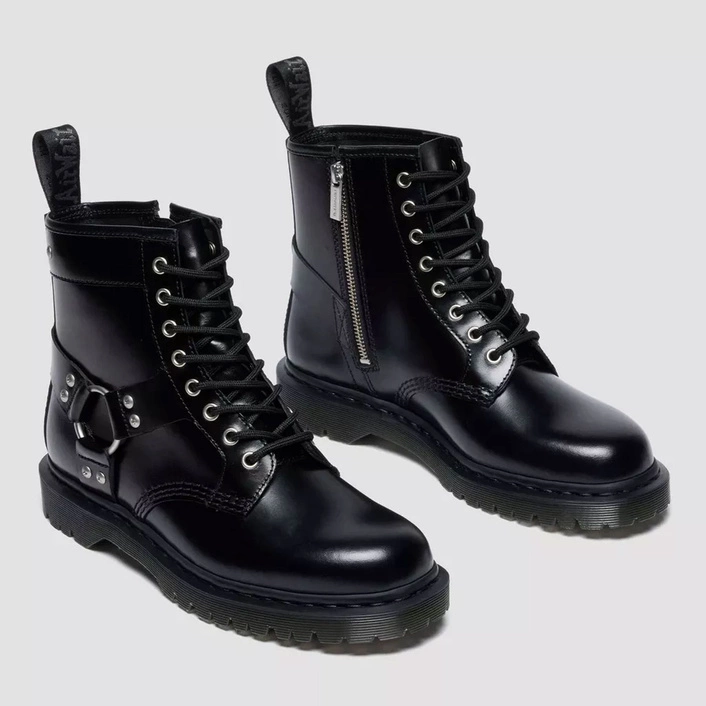 Dr. Martens 1460 Harness Leather Lace Up Boots 41388001