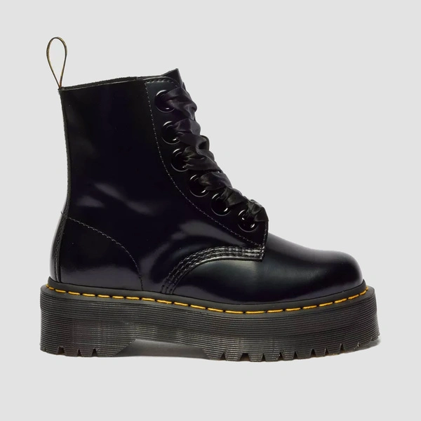 Dr. Martens glany na platformie Molly Buttero czarne damskie 24861001