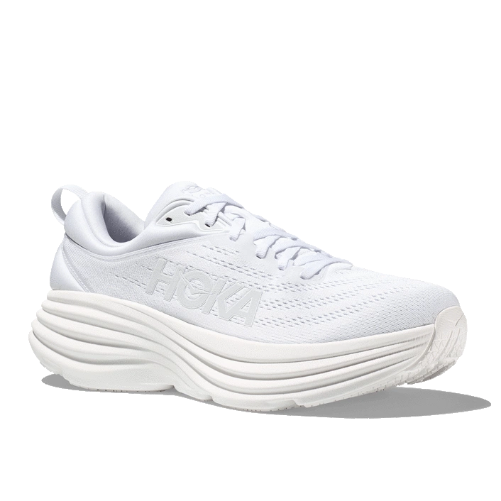 HOKA Bondi 8 męskie buty do biegania White / White