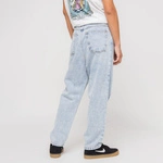 Kaotiko Regular Cropped Denim Acid Trousers