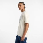 New Balance Męska Koszulka Beżowa MT51974LIN