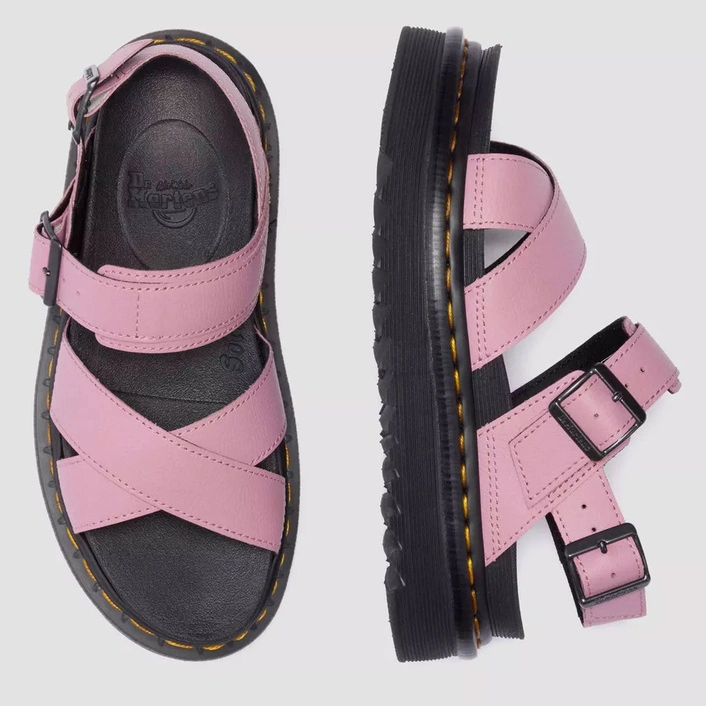 Dr. Martens sandały Voss II Athena pudroworóżowe damskie 31558650