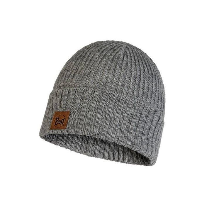 Buff Czapka Knitted Hat Rutger GREY