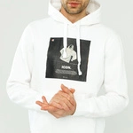 Champion ICON GRAPHIC PRINT HOODIE WHITE