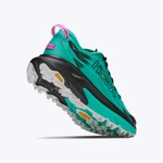 HOKA Mafate 5 damskie buty do biegania w terenie Black/Electric Aqua