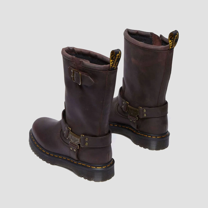 Dr. Martens Anistone Hi Leather Biker Boots 31901201