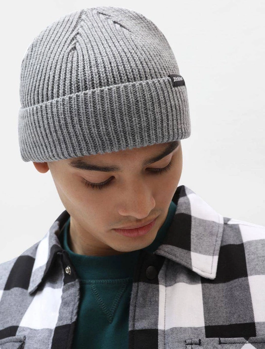 Dickies WOODWORTH BEANIE GREY MELANGE