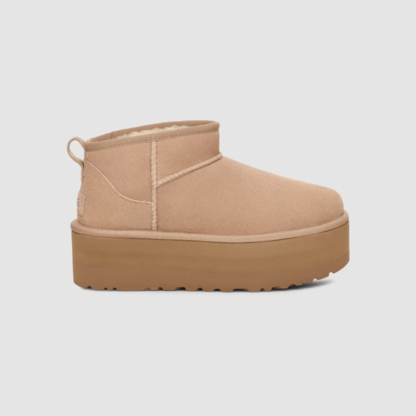 UGG CLASSIC ULTRA MINI PLATFORM SAND 1135092-SAN