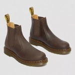 Dr. Martens 2976 Yellow Stitch Crazy Horse Leather Chelsea Boots 27486201
