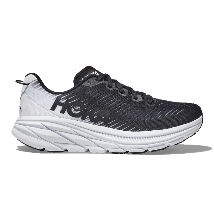 Hoka WOMEN'S RINCON 3 BLACK/WHITE