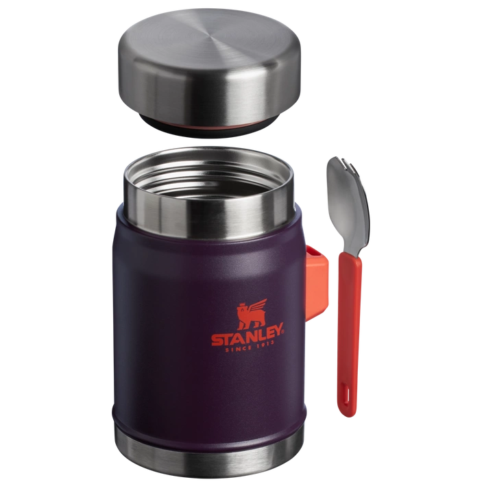 Stanley Termos obiadowy ze sztućcem Classic 0,4 L Plum