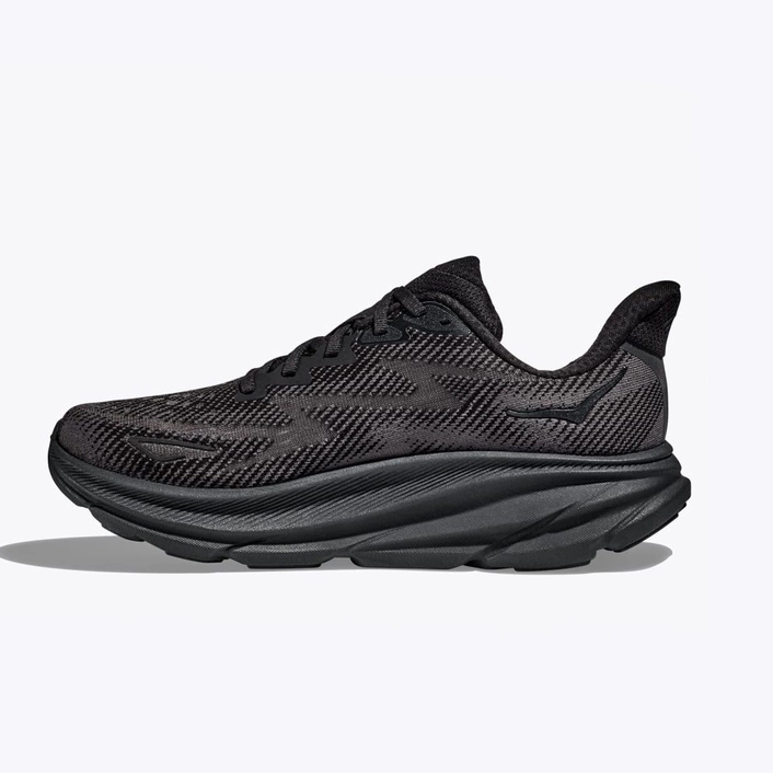 Hoka CLIFTON 9 Damskie Buty Do Biegania Czarne 1127896-BBLC