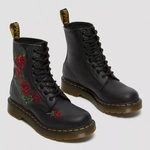 Dr. Martens glany 1460 Vonda Floral z haftem czarne damskie 24722001