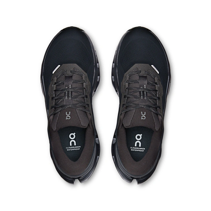 On CLOUDRUNNER 3 Waterproof Black-Black 3WG10081043
