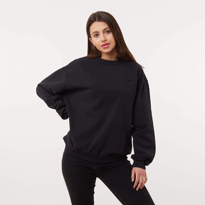 Levi's MELROSE SLOUCHY CREW BLACK