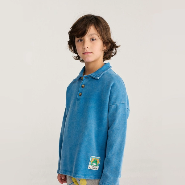 BOBO CHOSES Dziecięca Bluza Polo Beast Tag